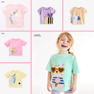 BST Áo thun hè cotton nhiều mẫu hoạ tiết đáng yêu cho bé - TOPZKIDS