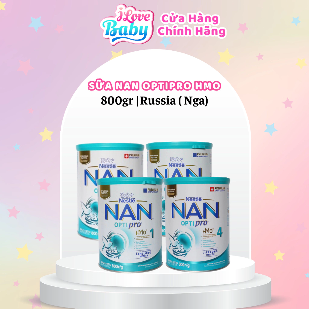 (Date 2025) Sữa Nan Nga số 1,2,3,4 - 800gr
