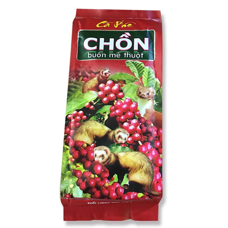 cà phê chồn đỏ gói 500gr