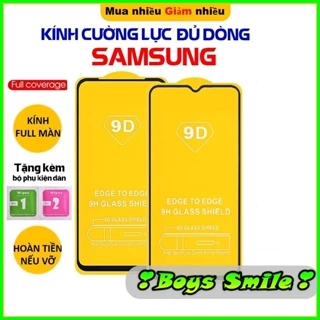 Kính cường lực Full màn Samsung A13 A23 A33 A53 A73 A12 A22 A32 A03 A04e A04 A20 A30 A70 A71 A72 A05 A05s M34 M54 4G 5G