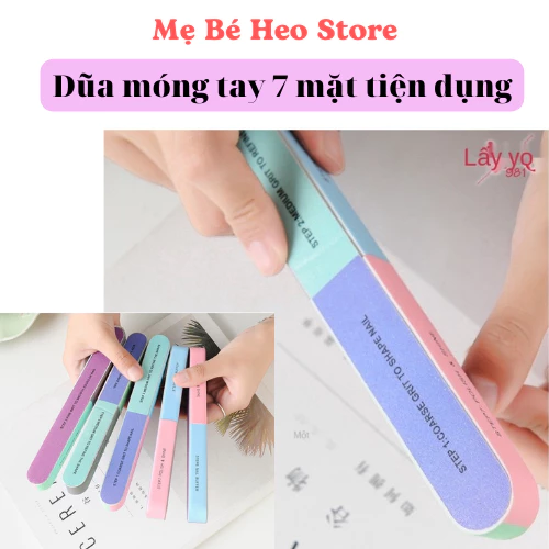 Dũa móng tay 7 mặt tiện dụng