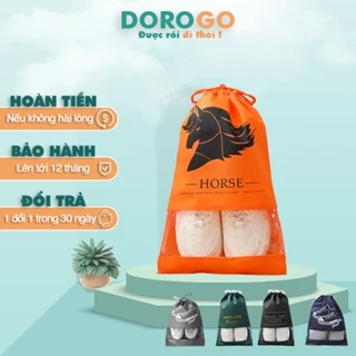 Túi đựng giày du lịch DOROGO để giày thể thao dã ngoại có giây rút bỏ vali cao cấp TG1-2