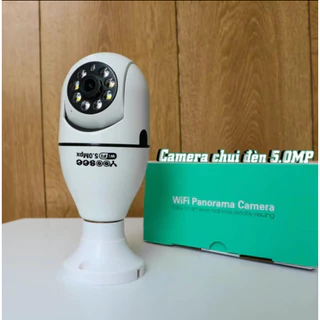 (BH 1 NĂM) Camera wifi yoosee thiết kế chui bóng đèn hoặc chui cấm điện xoay 360° quay đêm có màu, đàm thoại 2 chiều