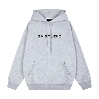 Áo Hoodie Chui In CAO SU NỔI 3A.STUDIO Form Rộng Dài Tay UNISEX Form đẹp