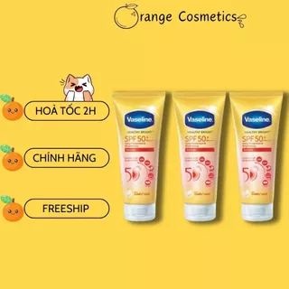 Sữa Dưỡng Thể Vaseline Healthy Bright 50x, Giữ Ẩm, Chống Nắng Và Làm Trắng Da (Mẫu Mới) 300ml