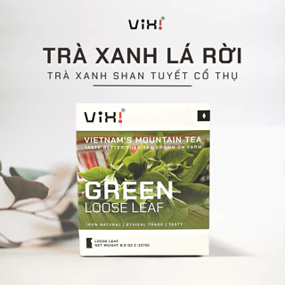 [HÀNG QUỐC TẾ] Trà xanh ViXi trà Shan Tuyết cổ thụ lá rời 1 búp 2 lá Hộp giấy 227GRAM