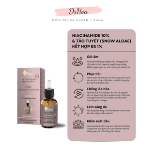 Serum  Ava Niacinamide 10% + B5 1% Youth Activator - Serum giảm mụn, phục hồi, sáng da 30ml