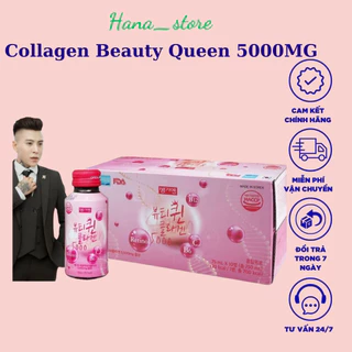 Nước uống COLLAGEN Beauty Queen 5000MG-Chính hãng{ Dũng Phạm} giúp đẹp da,mờ nám,tàn nhang  chăm sóc sắc đẹp cho chị em