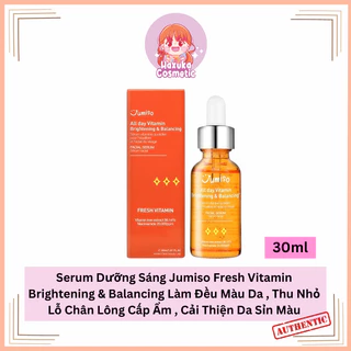 Serum Dưỡng Sáng Jumiso Fresh Vitamin Brightening & Balancing Giảm Vết Thâm Da Và Dưỡng Sáng Da 30ml