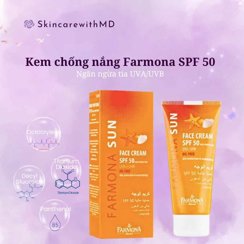 {CHÍNH HÃNG} Kem chống nắng Farmona SPF 50