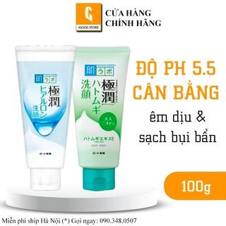 IGOOD - Sữa rửa mặt Hada Labo Gokujyun Face Wash nội địa Nhật tuýp 100g