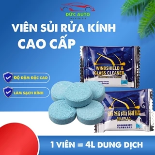 Viên Sủi Rửa Kính Ô tô Viên Pha Nước Làm Sạch Vết Bẩn Chuyên Dụng Cho Kính Xe Hơi (1 Viên = 4L Nước)