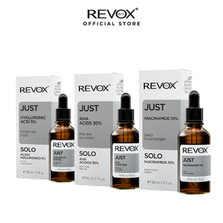 Combo Revox B77 Tẩy tế bào chết, dưỡng ẩm và sáng da