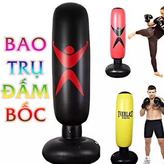 Bao Trụ Đấm Bốc Boxing Cao 1.6m Bơm Hơi Tự Cân Bằng