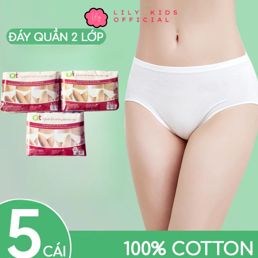 Sét 5 quần lót giấy mặc 1 lần ( mẫu mới đắt)