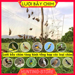 Lưới bẫy chim tàng hình, lưới cước thái bẫy tổng hợp các loại chim đầy đủ mẫu mã