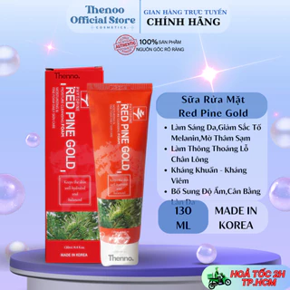 Sữa Rửa Mặt Tinh Dầu Thông Đỏ Red Pine Gold Moisture Cleansing Foam 130ml Hàn Quốc Giữ Ẩm, Sạch Da