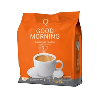 Cà phê sữa Good morning Trần Quang  Bịch 480g (24 gói dài nhỏ 20g).