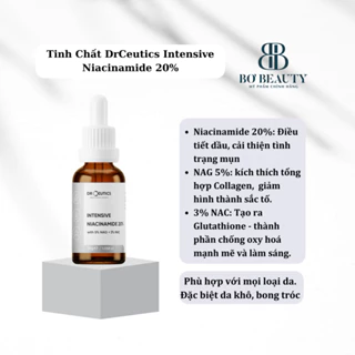 DRCEUTICS Tinh chất Niacinamide DrCeutics Intensive Niacinamide 20% Mờ Thâm Sáng Da (30g)