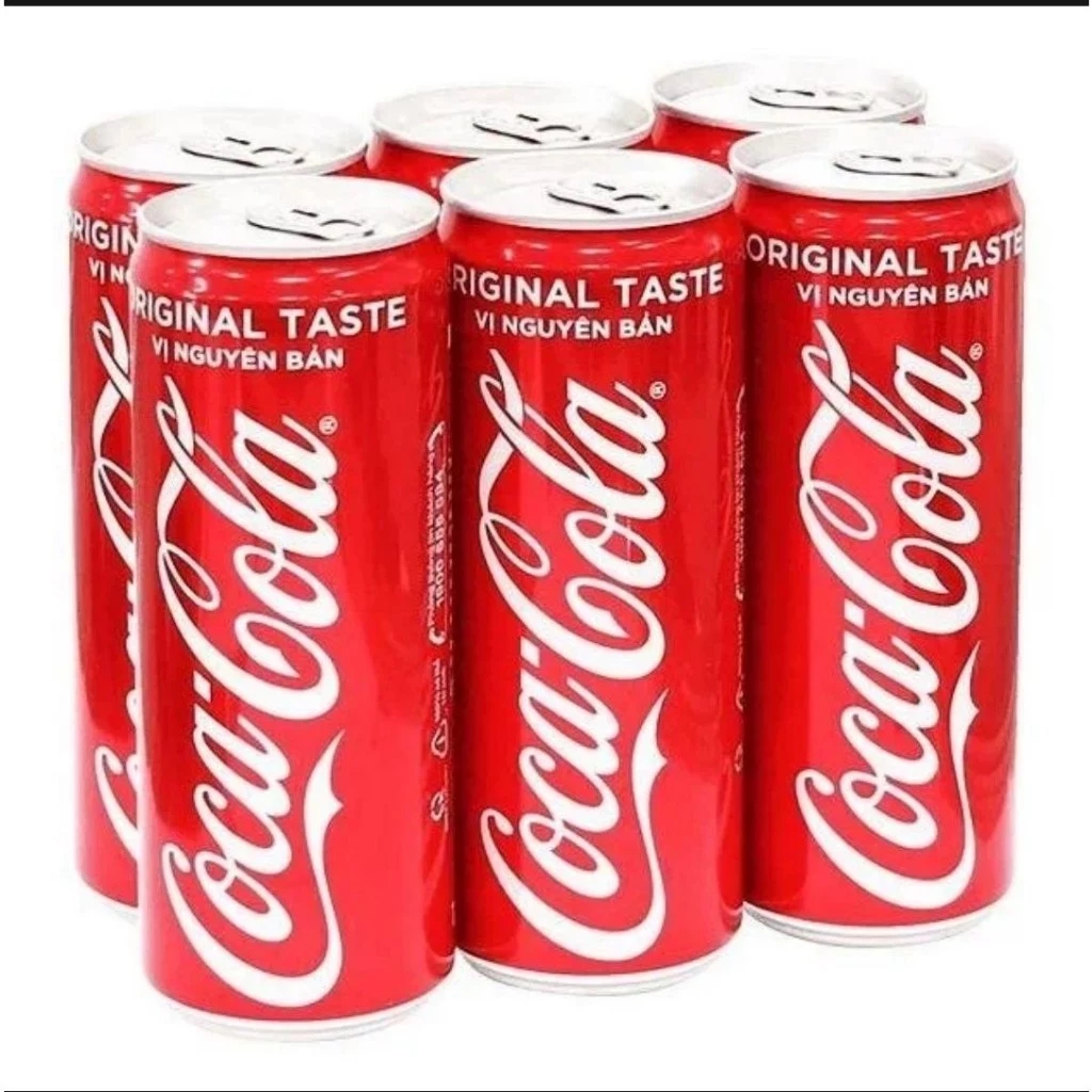 Nước Giải Khát Coca - Bò Húc - Sting Lốc 6 Lon x 320ml