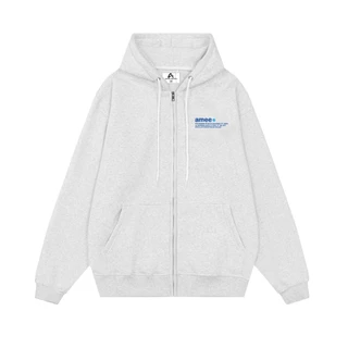 Áo Hoodie Zip Amee Present , Áo Khoác Nỉ Form Rộng Unisex Nam Nữ Mặc Đẹp