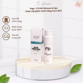 Renoderm Enzyme Powder Wash Sữa rửa mặt 2 in 1 tẩy da chết dịu nhẹ