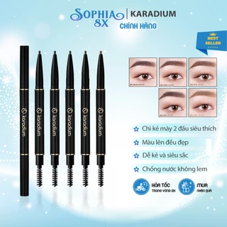 Chì Kẻ Mày KARADIUM FLA EYEBROW PENCIL chống nước lành tính với da