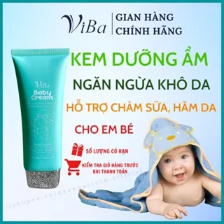 Kem dưỡng ẩm ViBa cho trẻ em, cải thiện da khô da dễ kích ứng, ngăn ngừa và hỗ trợ hăm da, chàm sữa