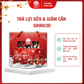 Trà Lợi Sữa Và Giảm Cân Shinichi - Táo Đỏ, Gạo Lứt, Ý Dĩ, Cỏ Ngọt - Lợi Sữa Cho Con Dáng Thon Cho Mẹ