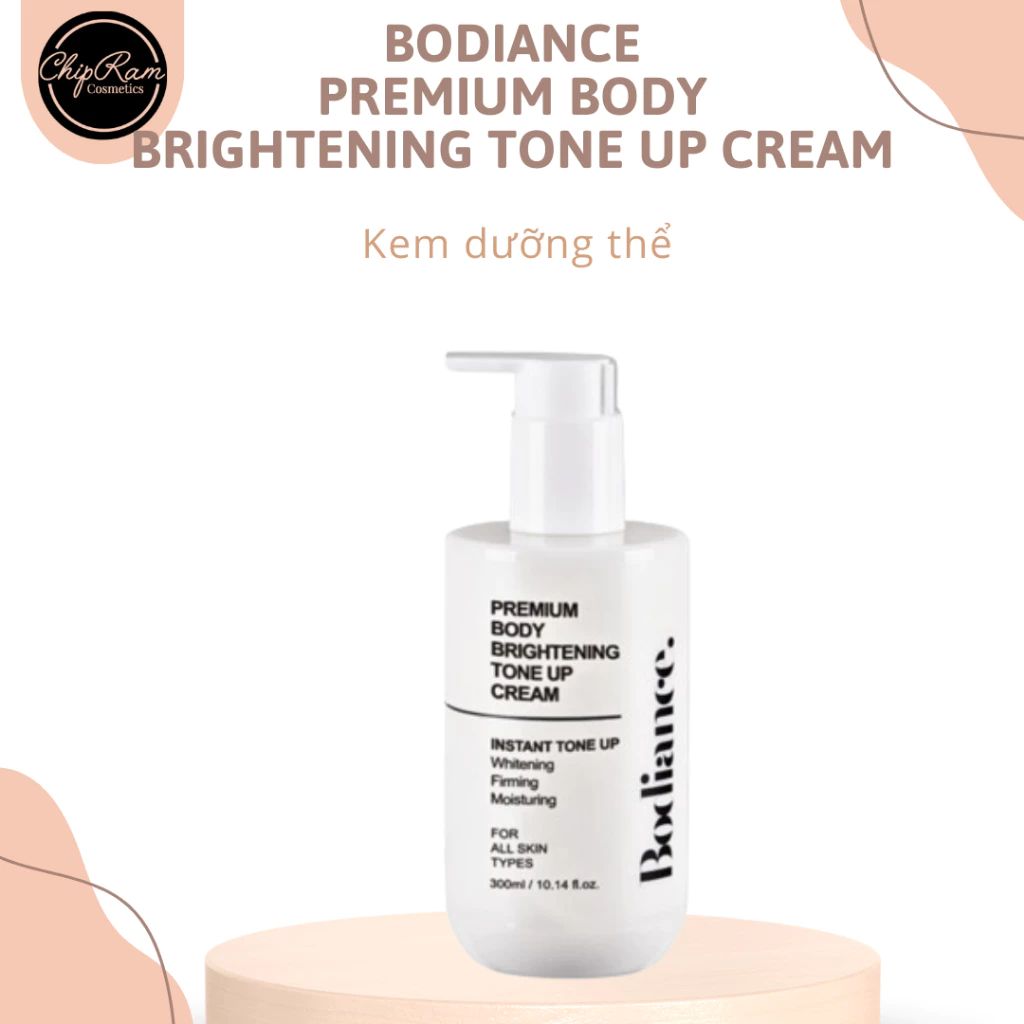 Kem dưỡng trắng da body Bodiance Whitening tone-up Cream