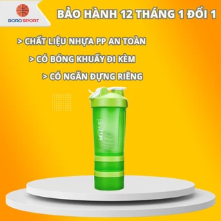 Bình Nước Thể Thao Bảo Hành 12 Tháng Chai Nước Tập Gym Thân Tháo Rời Chất Liệu Nhựa An Toàn Cleacco BORO SPORT