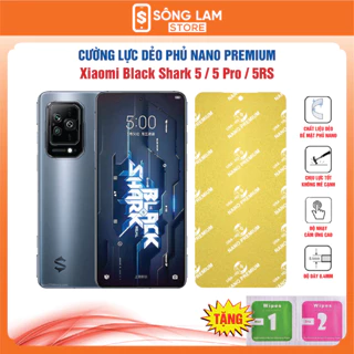 Cường lực Xiaomi Black Shark 5 / 5 Pro / 5RS dẻo phủ Nano Premium chống xước bảo vệ màn hình - Sông Lam Store