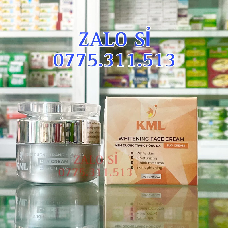 Kem dưỡng trắng hồng da kml- ban ngày 20g