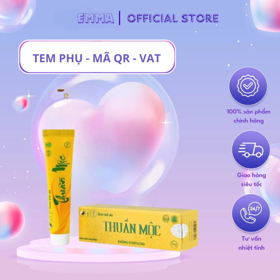 Kem bôi da thuần mộc Thanh Mộc Hương ngừa rôm sảy hăm da chàm sữa 16g chính hãng