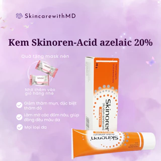 [Mã COSBAUH3 giảm 8% đơn 300K] Kem dưỡng Skinoren-Acid azelaic 20% giảm mụn, giảm thâm, nám,sáng da 30g