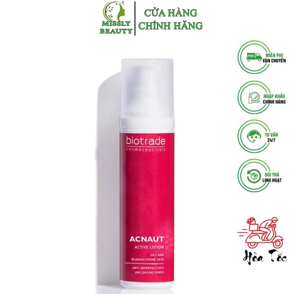 Lotion chấm mụn sưng viêm Biotrade Acnaut Active Lotion 10ml - HÀNG CHÍNH HÃNG