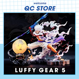 Mô hình Luffy Gear 5 One Piece to giá rẻ cao 28cm Full box có đảo LED QC Store