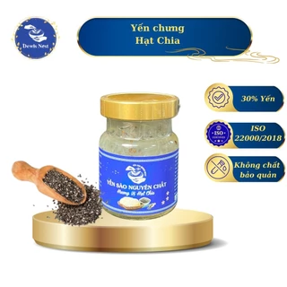 Tổ Yến Chưng Sẵn Yến Sào Dewis Nest hũ 70ml 30% Yến chưng hạt chia cao cấp