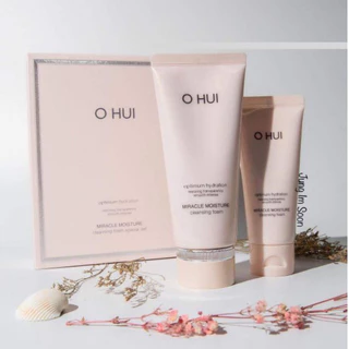 Bộ Sữa Rửa Mặt Cấp Ẩm Sáng Da OHUI Miracle Moisture Cleansing Foam Special Set