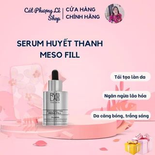 Serum Huyết Thanh Meso Fill Tái Tạo Da, Giúp Da Căng Bóng, Trắng Sáng, Ngăn Ngừa Lão Hóa - 1 lọ 30ml