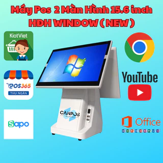Máy Pos Cảm Ứng Window CPOS601 - 2 Màn hình 15.6 inch ( Mới )