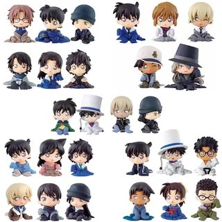 [ hỏa tốc hcm ][ Vũ Trí Ba ] Set Mô Hình Nhân Vật Thám Tử Lừng Danh Conan ran akai amuro Chibi Cute Dễ Thương Detective