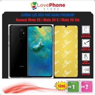 Cường lực Huawei Mate 20 / 20x / 20 Lite dẻo phủ Nano Premium chống xước bảo vệ màn hình - Love Phone