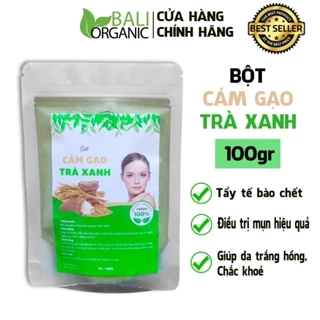 1kg bột cám gạo trà xanh đắp mặt