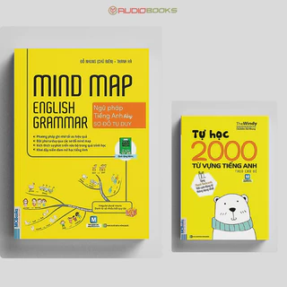 Sách - Mindmap English Grammar - Ngữ Pháp Tiếng Anh Bằng Sơ Đồ Tư Duy (Tặng Tự Học 2000 Từ Vựng Tiếng Anh Theo Chủ Đề)
