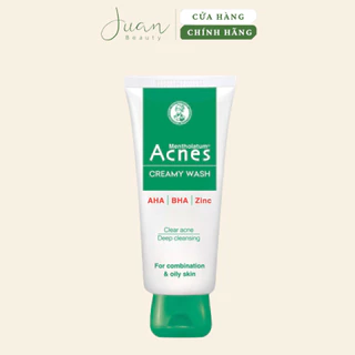 Kem rửa mặt ngăn ngừa mụn - Acnes Creamy Wash 100g- 50g Ju An