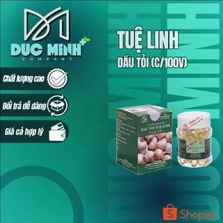 Dầu tỏi Tuệ Linh Galic oil kiểm soát mỡ máu, tăng sức đề kháng (Hủ/100 viên)