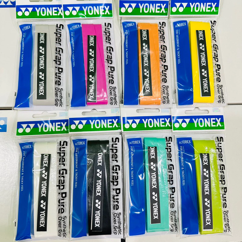 Quấn cán vợt cầu lông Yonex Ac108ex hàng chính hãng, bền đẹp và siêu thấm hút mồ hôi