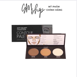 Phấn tạo khối và bắt sáng 3 ô City Color Contour Effects Palette