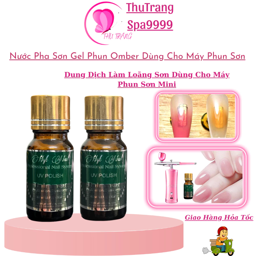 Dung Dịch Làm Loãng Sơn Phun Omber | Nước Pha Loãng Sơn Kếp Hợp Máy Phun Sơn Mini.